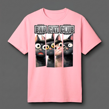Футболка люкс оверсайзБанда Вусатих Bad Cat Club BRT-38438 фото