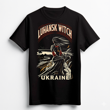 Футболка люкс оверсайзЛуганська Відьма BRT-65666 фото