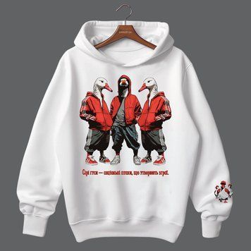 Худі оверсайзГусак у Капюшоні BRT-143 фото