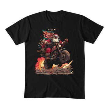 Футболка класична чоловіча/унісексСанта Merry Chaos BRT-36282 фото