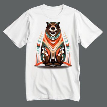 Футболка люкс оверсайзБобер Юша BRT-32325 фото