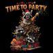 Футболка класична чоловіча/унісексТріо Єнотів Time To Party BRT-36077 фото 2