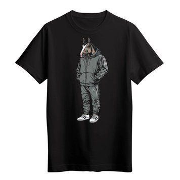 Футболка люкс оверсайзСумний Гоп-Кінь BRT-34693 фото