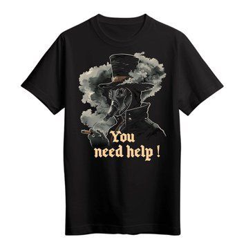 Футболка люкс оверсайзYou need help! BRT-33493 фото