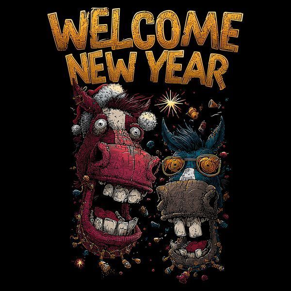 Футболка класична жіночаWelcome, New Year! BRT-36534 фото