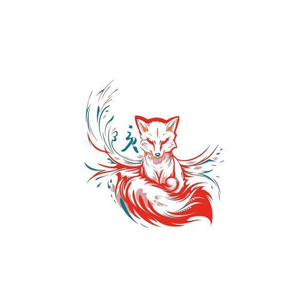 Худі класичне флісЯпонська Кіцуне Оміцу BRT-17558 фото