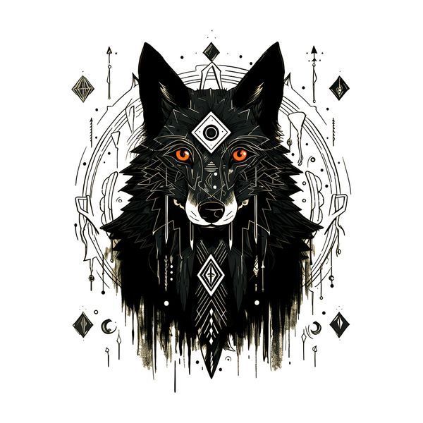 Футболка класична чоловіча/унісексДикі та Вільні Вовк BRT-4082 фото